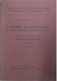 Czynnik gospodarczy w upadku dawnego państwa Polskiego 1938 r