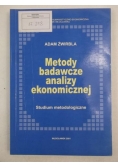 Metody badawcze analizy ekonomicznej