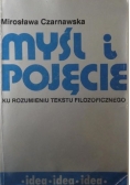 Myśl i pojęcie