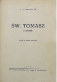 Św Tomasz z Akwinu 1949 r.
