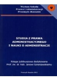 Studia z prawa administracyjnego