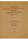 Ulotna poezja patriotyczna wojen napoleońskich (1805-1814). Teczka