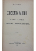 Z dziejów narodu, Tom I, 1908 r.