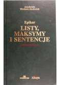 Listy, maksymy i sentencje