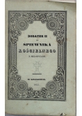 Dodatek II do Śpiewnika Kościelnego z melodyjami 1853 r