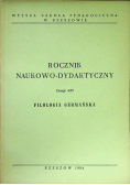 Rocznik naukowo  dydaktyczny zeszyt 4