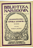 Jugosłowiańska epika ludowa wybór 1948r