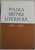 Polska Krytyka literacka  1919 1939 r