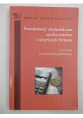 Świadomość ekonomiczna społeczeństwa i wizerunek biznesu