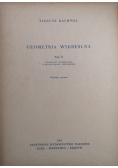 Geometria wykreślna Tom II