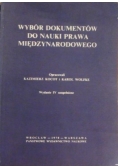 Kocot Kazimierz,   - Wybór dokumentów do nauki prawa międzynarodowego