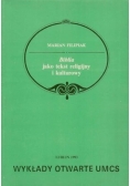 Biblia jako tekst religijny i kulturowy