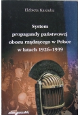 System propagandy państwowej obozu rządzącego w Polsce w latach 1923-1939