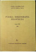 Polska Bibliografia Prawnicza Zeszyt XVII 1980