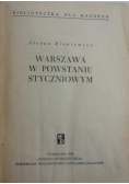 Warszawa W Powstaniu Styczniowym