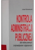 Kontrola administracji publicznej