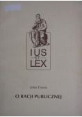 O racji publicznej