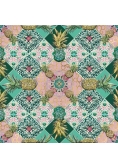 Karnet kwadrat z kopertą Pineapple Tile