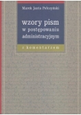 Wzory pism w postępowaniu administracyjnym