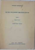Silniki pojazdów mechanicznych, Część I: Podstawy teoretyczne