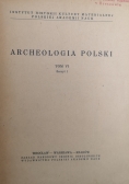Archeologia Polski Tom VI Zeszyt 1