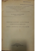 Nieomylność Kościoła Chrystusowego, 1938 r.