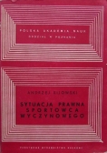 Sytuacja prawna sportowca wyczynowego