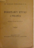 Podstawy etyki i prawa, 1931 r.