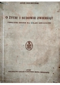 O życiu i budowie zwierząt Podręcznik zoologii dla  I klasy gimnazjum 1937 r.