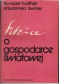 Szkice o gospodarce światowej