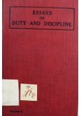 Essays on duty and discipline 1911 r.