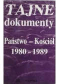 Tajne dokumenty, Państwo-Kościół 1980- 1989