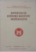 Kwartalnik Historii Kultury Materialnej ,Nr 4
