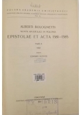 Epistolae et Acta 1581-1585. Tomus VI, 1938 r.