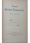 Pisma Henryka Sienkiewicza Tom XXXVI, 1901 r.