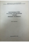 Eksterminacyjna polityka hitlerowska wobec narodu polskiego