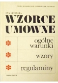 Wzorce umowne Ogólne warunki wzory regulaminy