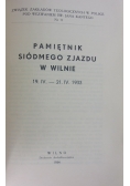 Pamiętnik Siódmego Zjazdu w Wilnie, 1934 r.