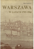 Warszawa w latach 1795 - 1914