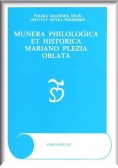 Munera philologica et historica mariano plezia oblata