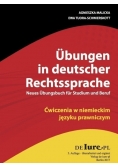 Ubungen in deutscher Rechtssprache