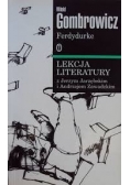 Ferdydurke. Lekcja literatury