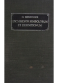 Enchiridion symbolorum et definitionum,  1911 r.