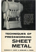 Techniques of Pressworking Sheet Metal