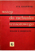 Wstęp do rachunku tensorowego