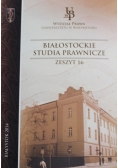 Białostockie studia prawnicze zeszyt 16