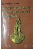 Zarys historii parafii św. Jana Chrzciciela w Krakowie, autograf