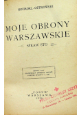 Moje obrony warszawskie 1926r