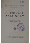 O powołaniu zakonnem,  1916 r.