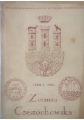Ziemia Częstochowska Tom I, 1934 r.